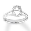 Thumbnail Image 0 of Diamond Ring Setting 1/10 carat tw Round 14K White Gold