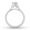 Thumbnail Image 1 of Diamond Ring Setting 1/10 carat tw Round 14K White Gold