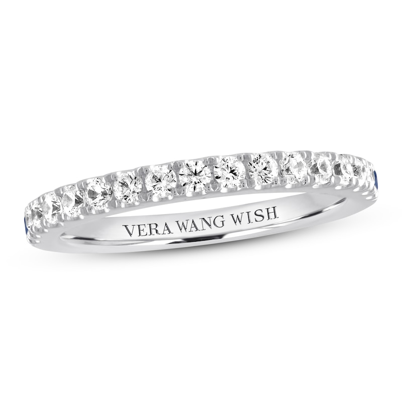 Vera Wang WISH Wedding Band 3/8 ct tw Diamonds 14K White Gold