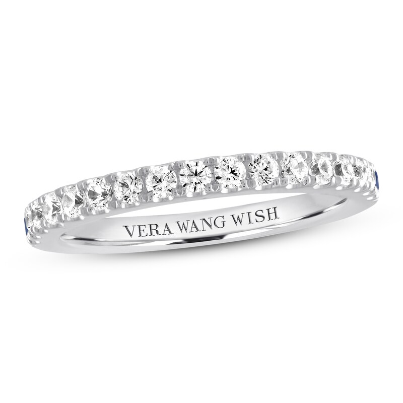 Main Image 1 of Vera Wang WISH Wedding Band 3/8 ct tw Diamonds 14K White Gold