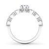 Thumbnail Image 1 of Diamond Ring Setting 5/8 carat tw Marquise 14K White Gold