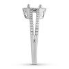 Thumbnail Image 2 of Diamond Ring Setting 1/3 carat tw Round-cut 14K White Gold