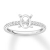 Thumbnail Image 0 of Diamond Ring Setting 1/5 ct tw Round 14K White Gold
