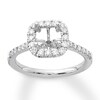 Thumbnail Image 0 of Diamond Ring Setting 3/8 carat tw Round-cut 14K White Gold
