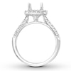 Thumbnail Image 1 of Diamond Ring Setting 3/8 carat tw Round-cut 14K White Gold