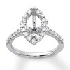 Thumbnail Image 0 of Diamond Ring Setting 1/2 carat tw Round-cut 14K White Gold