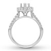 Thumbnail Image 1 of Diamond Ring Setting 1/2 carat tw Round-cut 14K White Gold
