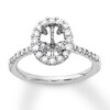 Thumbnail Image 0 of Diamond Ring Setting 1/2 carat tw Round-cut 14K White Gold
