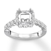 Thumbnail Image 0 of Diamond Ring Setting 7/8 carat tw Round 14K White Gold