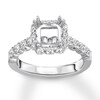 Thumbnail Image 0 of Diamond Ring Setting 7/8 carat tw Round 14K White Gold