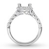 Thumbnail Image 1 of Diamond Ring Setting 7/8 carat tw Round 14K White Gold
