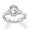 Thumbnail Image 0 of Diamond Ring Setting 1/4 carat tw Round 14K White Gold