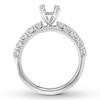 Thumbnail Image 1 of Diamond Ring Setting 5/8 carat tw Round 14K White Gold