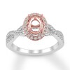 Thumbnail Image 0 of Diamond Ring Setting 3/8 carat tw Round 14K Two-Tone Gold