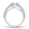 Thumbnail Image 1 of Diamond Ring Setting 1 carat tw Round 14K White Gold
