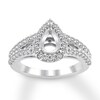Thumbnail Image 0 of Diamond Ring Setting 3/4 carat tw Round 14K White Gold