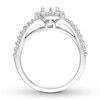 Thumbnail Image 1 of Diamond Ring Setting 3/4 carat tw Round 14K White Gold