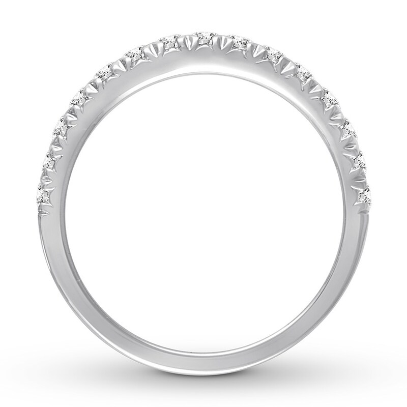 Diamond Wedding Band 1/2 carat tw Round 14K White Gold