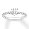 Thumbnail Image 0 of Diamond Ring Setting 1/5 carat tw Round 14K White Gold