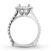 Michael M Diamond Ring Setting  1ct tw Round 18K White Gold