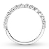 Thumbnail Image 2 of Diamond Wedding Band 1/2 carat tw Round 14K White Gold