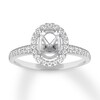 Thumbnail Image 0 of Diamond Ring Setting 1/4 carat tw Round 14K White Gold