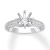 Thumbnail Image 0 of Diamond Ring Setting 1/2 carat tw Round 14K White Gold