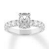 Thumbnail Image 0 of Diamond Ring Setting 1 carat tw Round 14K White Gold