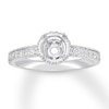 Thumbnail Image 0 of Diamond Engagement Ring Setting 1/3 ct tw Round 14K White Gold