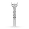 Thumbnail Image 2 of Diamond Engagement Ring Setting 1/2 ct tw Round 14K White Gold