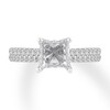Thumbnail Image 3 of Diamond Engagement Ring Setting 1/2 ct tw Round 14K White Gold