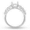 Thumbnail Image 1 of Diamond Engagement Ring Setting 3/4 ct tw Round 14K White Gold