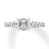 Thumbnail Image 3 of Diamond Engagement Ring Setting 3/4 ct tw Round 14K White Gold