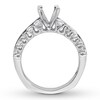 Thumbnail Image 1 of Diamond Ring Setting 1-1/8 ct tw Round 18K White Gold