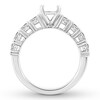 Thumbnail Image 1 of Diamond Engagement Ring Setting 1-1/5 ct tw 14K White Gold