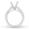 Thumbnail Image 1 of Diamond Engagement Ring Setting 1-3/4 ct tw Round 18K White Gold