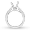 Thumbnail Image 1 of Diamond Engagement Ring Setting 1-3/4 ct tw Round 18K White Gold