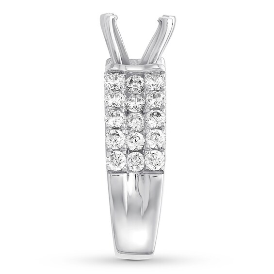 Hearts Desire Ring Setting 13/4 ct tw Diamonds 18K White Gold Jared