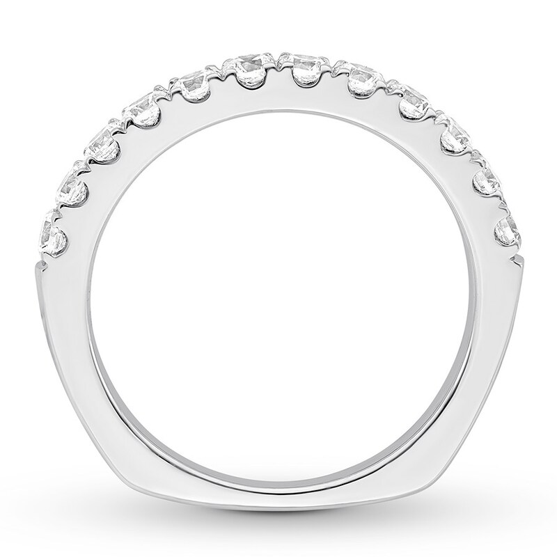 Diamond Wedding Band 3/4 ct tw 18K White Gold