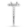 Thumbnail Image 1 of Diamond Ring Setting 1-3/8 ct tw Round 18K White Gold