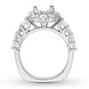 Thumbnail Image 2 of Diamond Ring Setting 1-3/8 ct tw Round 18K White Gold