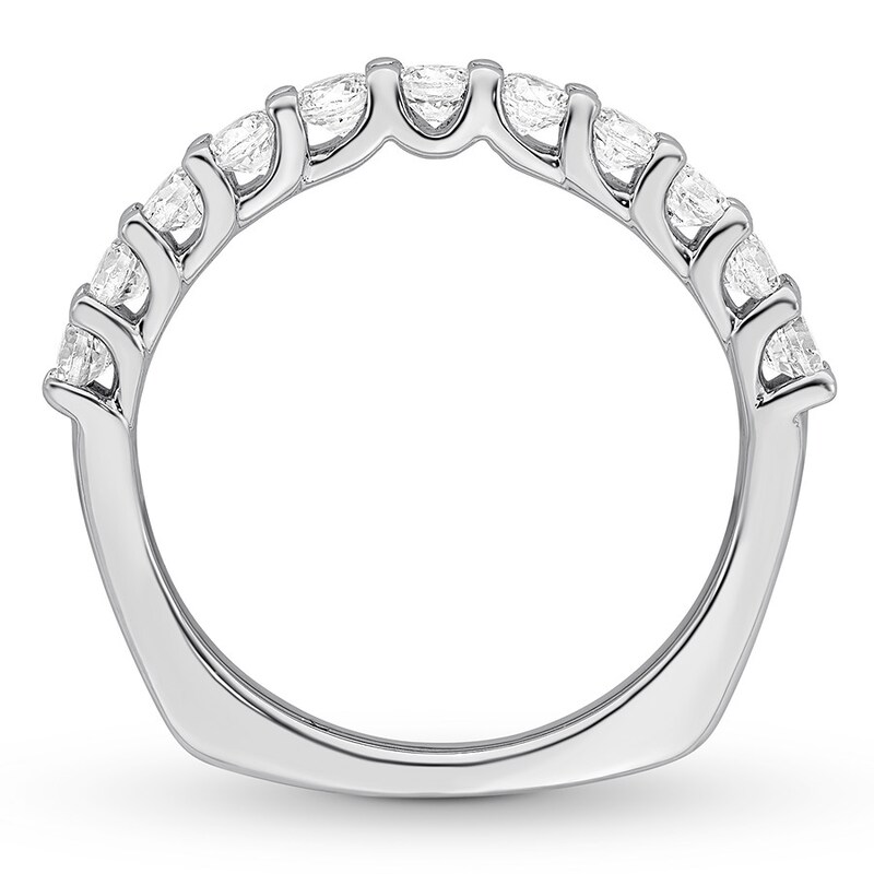 Diamond Wedding Band 3/4 ct tw 18K White Gold