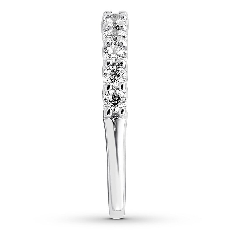 Diamond Wedding Band 3/4 ct tw 18K White Gold