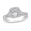 Thumbnail Image 0 of Diamond Engagement Ring Setting 1/2 ct tw Round 14K White Gold