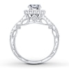 Thumbnail Image 2 of Diamond Engagement Ring Setting 1/2 ct tw Round 14K White Gold