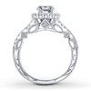Thumbnail Image 2 of Diamond Engagement Ring Setting 1/2 ct tw Round 14K White Gold
