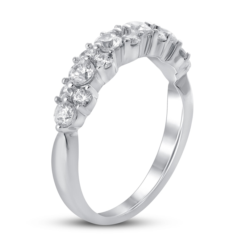 Main Image 2 of Diamond Wedding Band 1 ct tw Round 14K White Gold