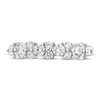 Thumbnail Image 3 of Diamond Wedding Band 1 ct tw Round 14K White Gold