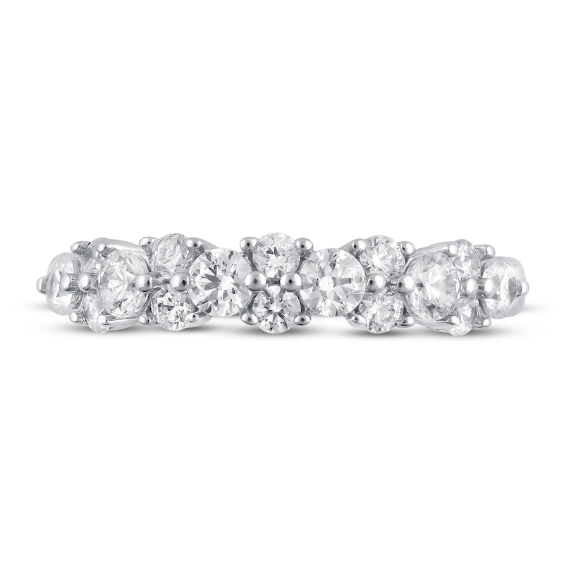 Main Image 3 of Diamond Wedding Band 1 ct tw Round 14K White Gold