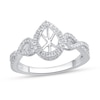 Thumbnail Image 1 of Diamond Ring Setting 1/2 ct tw Round-cut 14K White Gold